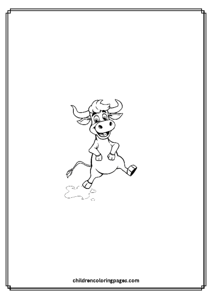 A Dancing Bull Free PDF Printable