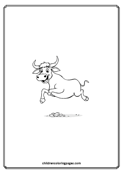 A Jumping Bull Free PDF Printable