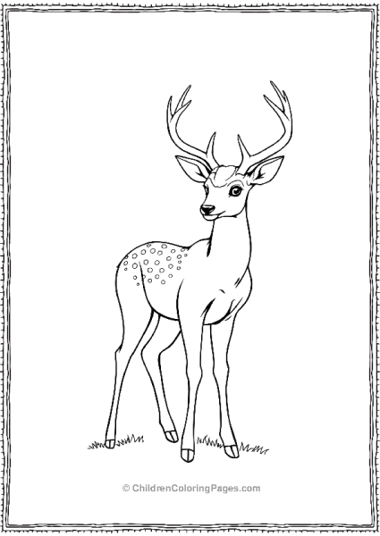 Adult Deer Scaled Free PDF Printable