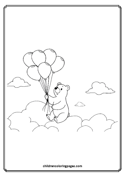 Bear In The Sky Free PDF Printable