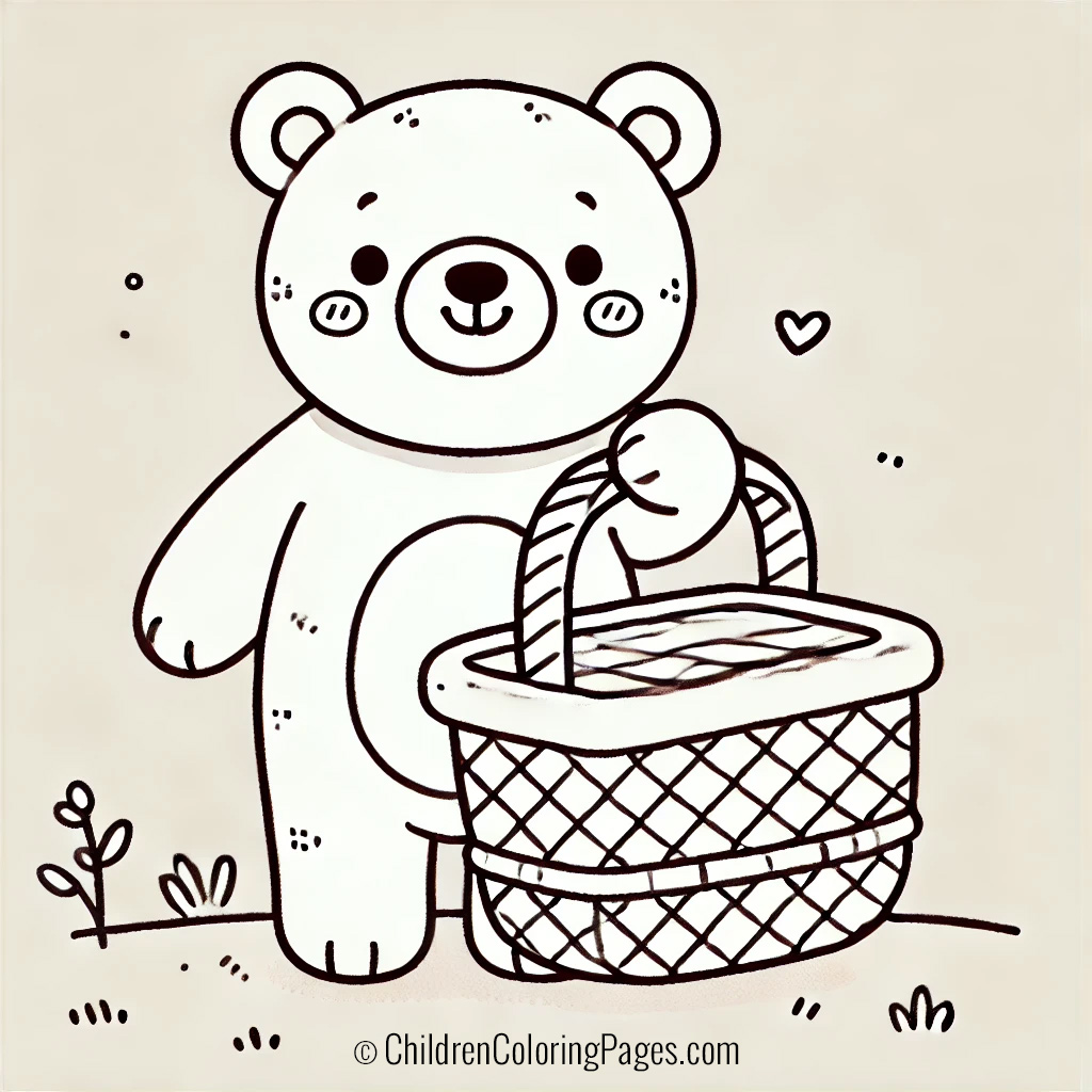 Bear With Picnic Basket