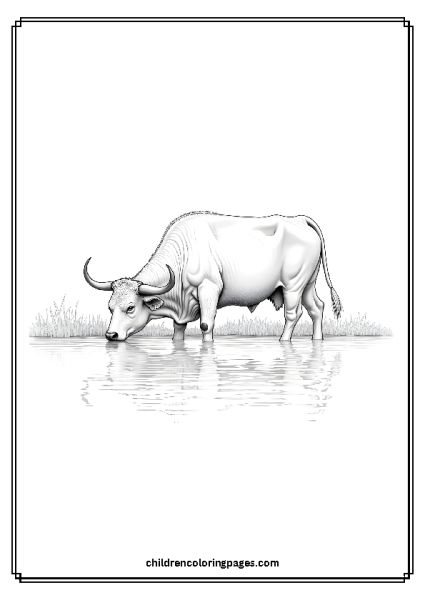 Big Bull Drinking Water Free PDF Printable