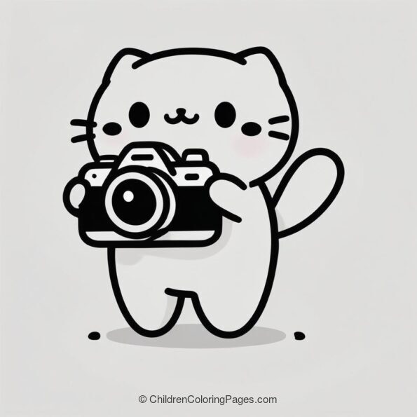 Cat With A Camera A4