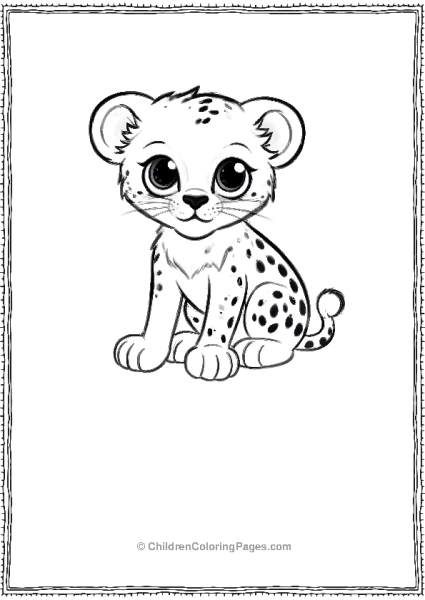 Cheetah Cub 1 Scaled Free PDF Printable