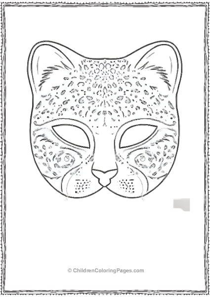 Cheetah Mask Scaled Free PDF Printable