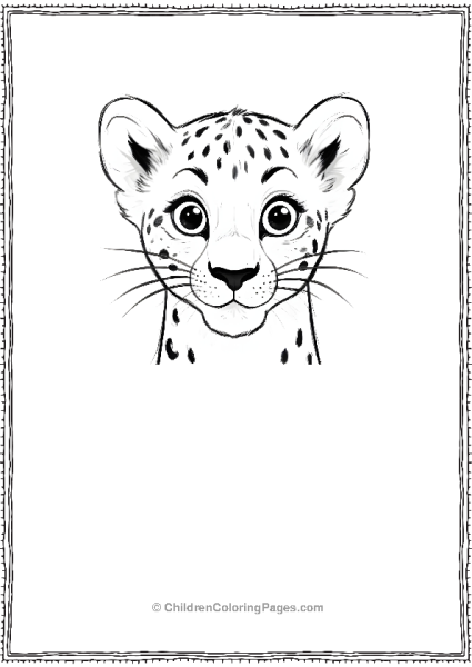 Cheetah Potrait Scaled Free PDF Printable