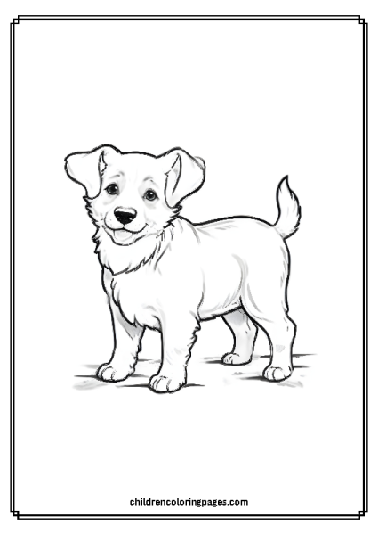 Corgi Pup Free PDF Printable