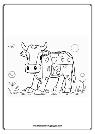 Lego Cow Free PDF Printable