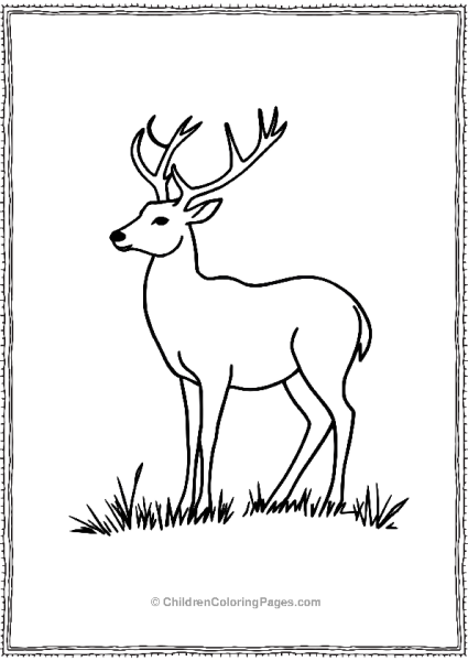 Majestic Deer Scaled Free PDF Printable