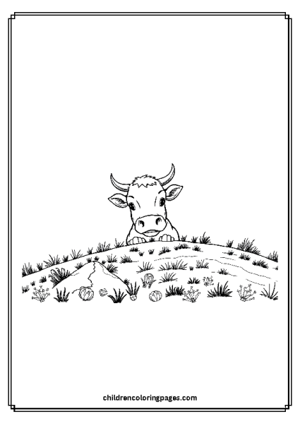 Peek A Boo Cow Free PDF Printable