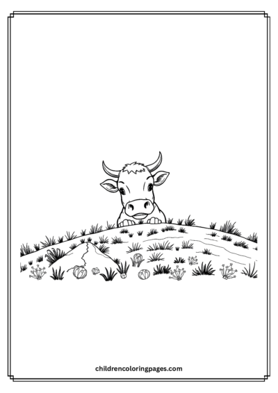 Peek-A-Boo Cow Free PDF Printable