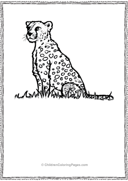 Relaxing Cheetah Scaled Free PDF Printable