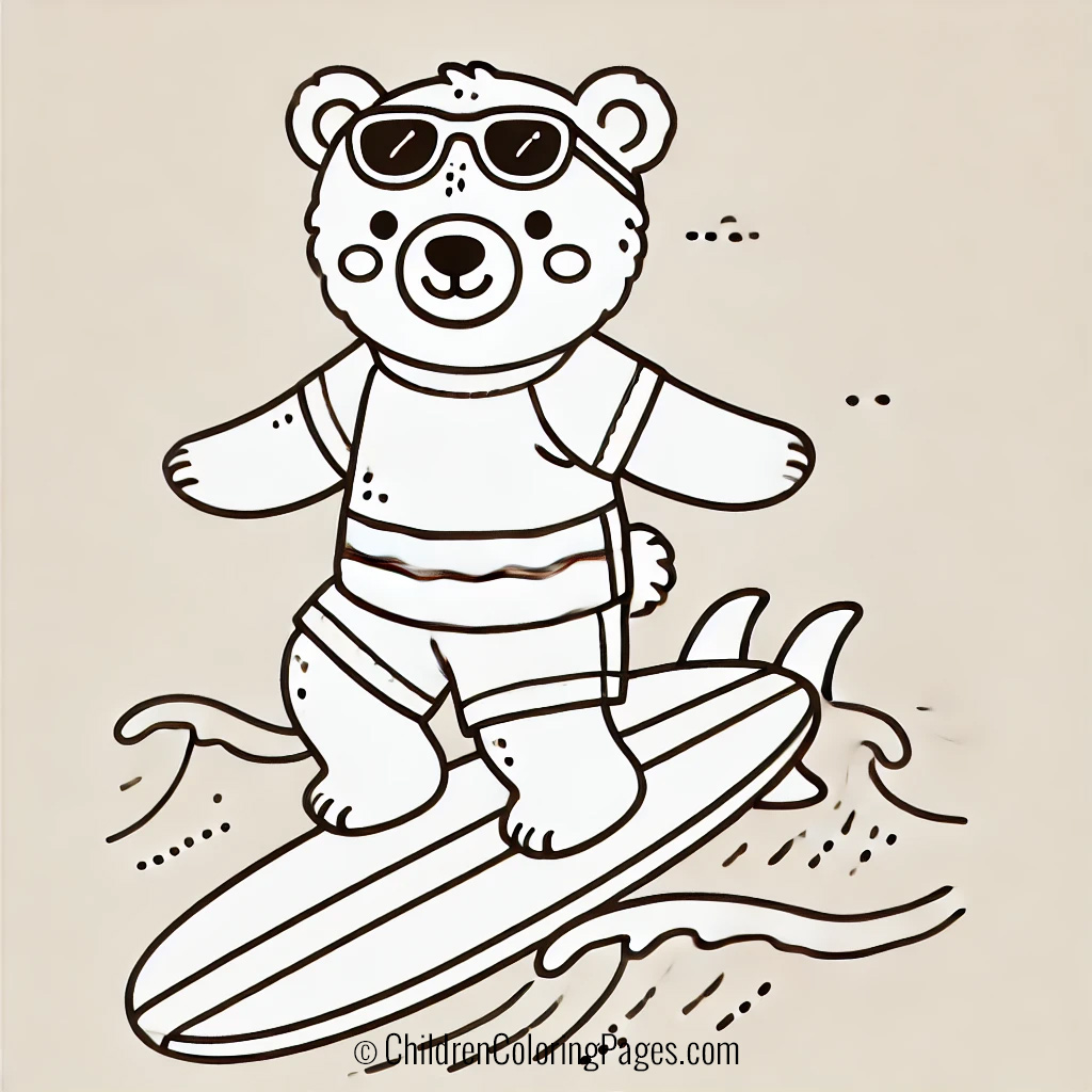 Surfer Bear