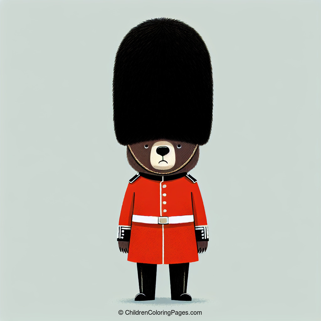 Royal Guard Bear Drawing