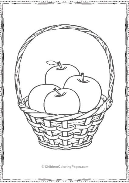 A Basket Of Apples Free PDF Printable