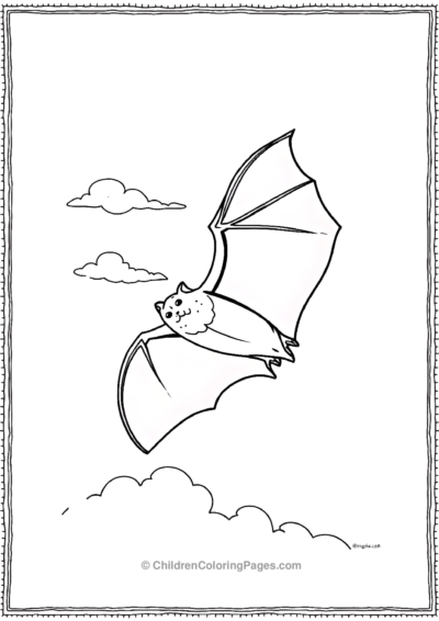 A-Bat-In-Flight-During-Twilight Free PDF Printable