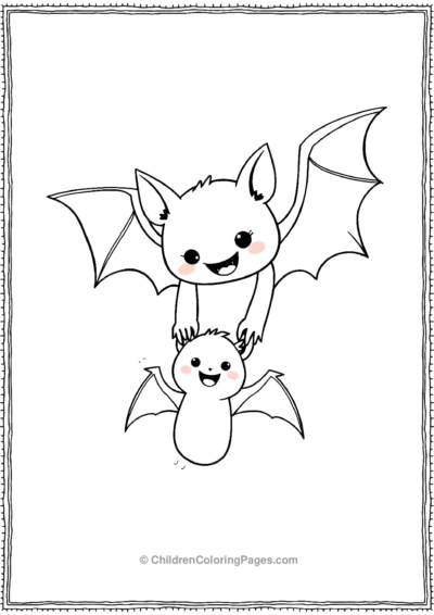 A-Bat-Playing-With-A-Tiny-Bat Free PDF Printable