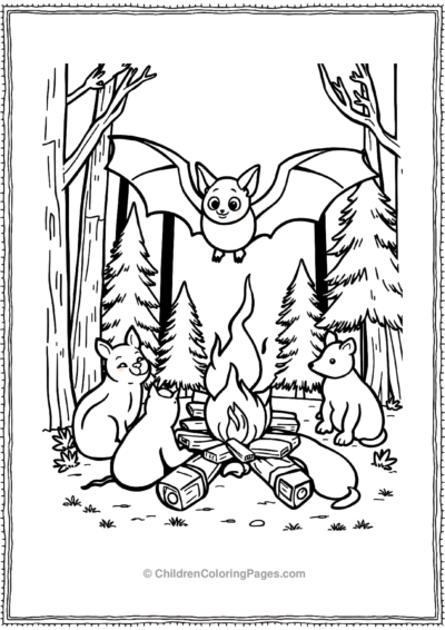 A-Bat-Setting-Up-A-Camp-Fire-scaled Free PDF Printable