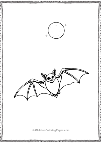 A-Bat-Spreading-Its-Wings Free PDF Printable