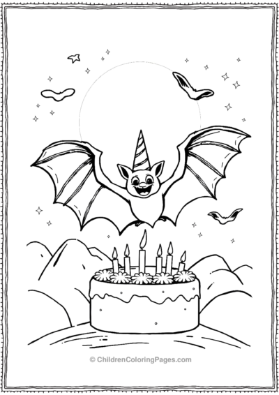 A-Bat-Throwing-A-Birthday-Party Free PDF Printable