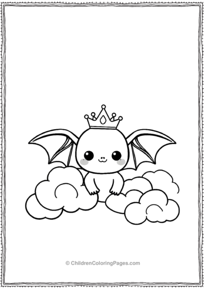 A-Bat-With-A-Tiny-Crown Free PDF Printable