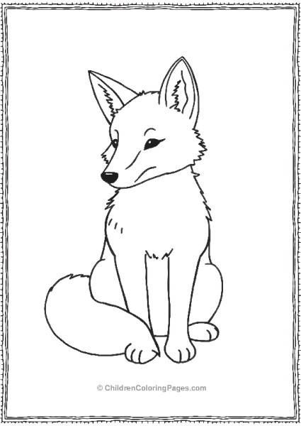 A Bushy Tail Fox Free PDF Printable