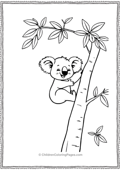 A-Cartoon-Koala-Jumping-From-Tree-To-Tree-scaled Free PDF Printable