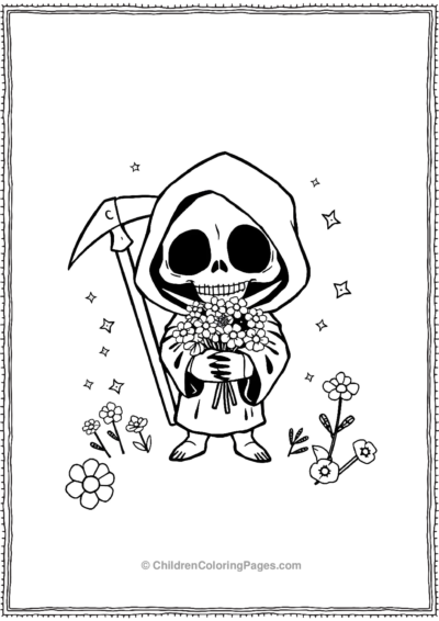 A-Chibi-Grim-Reaper-With-Big-Sparkly-Eyes Free PDF Printable