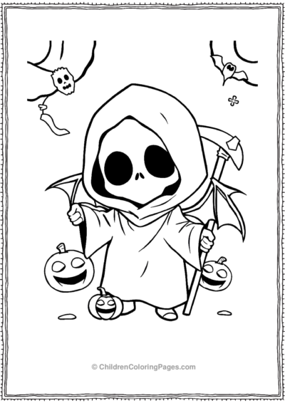 A-Chibi-Grim-Reaper-With-Tiny-Bat-Wings Free PDF Printable