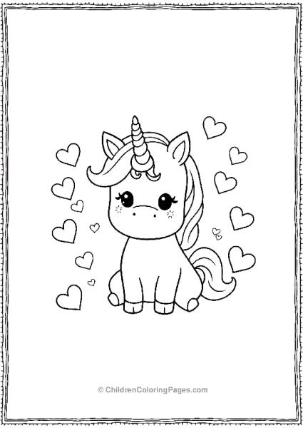 A Chubby Unicorn Free PDF Printable