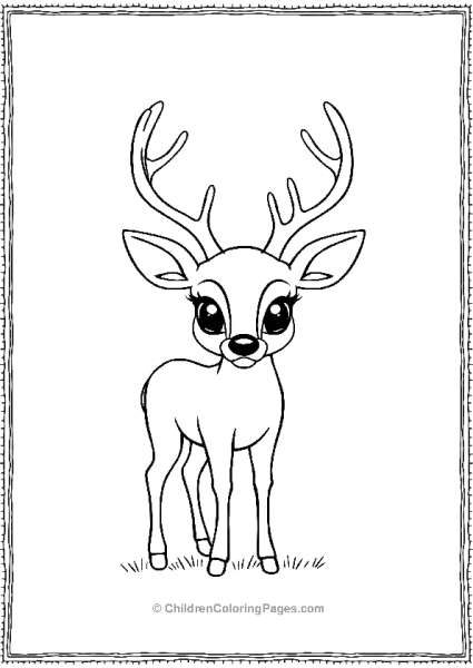 A Cute Deer Free PDF Printable