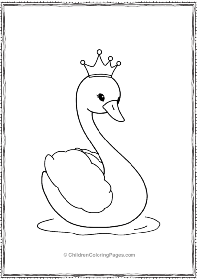 A-Cute-Princess-Swan Free PDF Printable