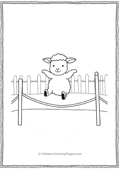 A-Cute-Sheep-Jumping-Rope Free PDF Printable