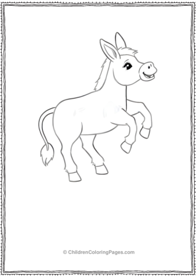 A-Donkey-Standing-On-Its-Legs-scaled Free PDF Printable