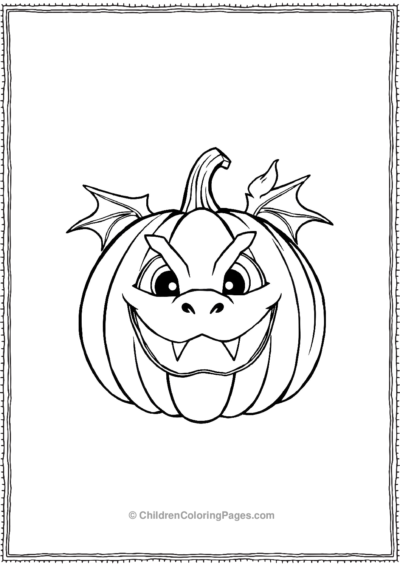 A Dragon Pumpkin Free PDF Printable