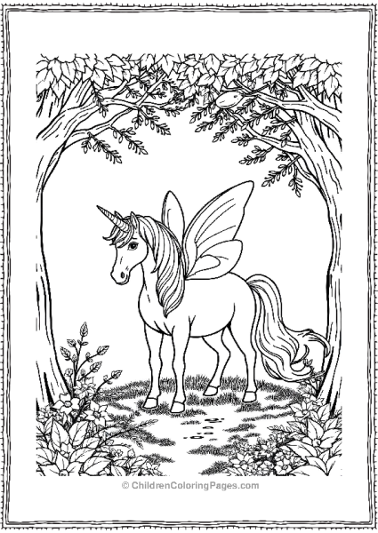 A Fairy Unicorn Free PDF Printable