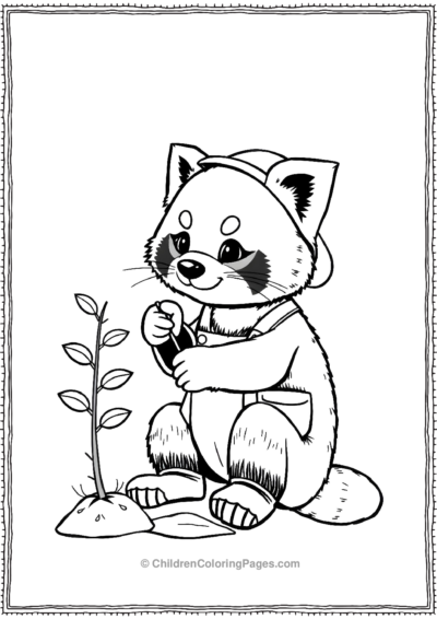 A-Gardner-Red-Panda Free PDF Printable