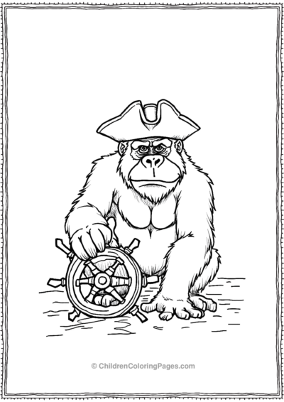 A-Gorilla-Pirate Free PDF Printable