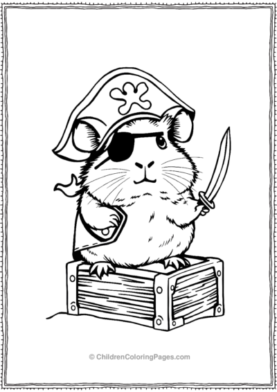 A-Guinea-Pig-Pirate-Captain Free PDF Printable