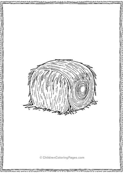 A Hay Bale Free PDF Printable