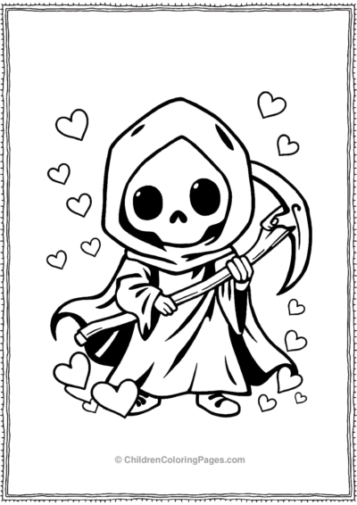 A-Kawaii-Grim-Reaper-With-A-Big-Adorable-Face Free PDF Printable