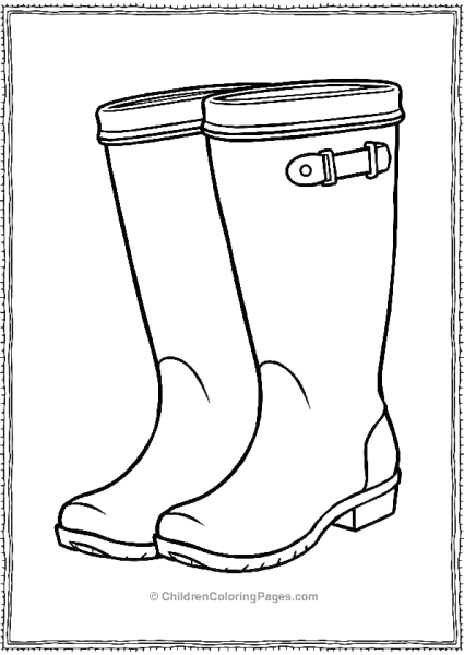 A Pair Of Rain Boots Free PDF Printable