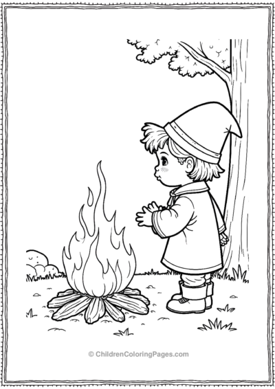 A-Pilgrim-Child-Watching-The-Roasting Free PDF Printable