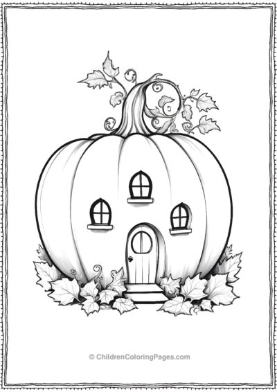 A Pumpkin House Free PDF Printable