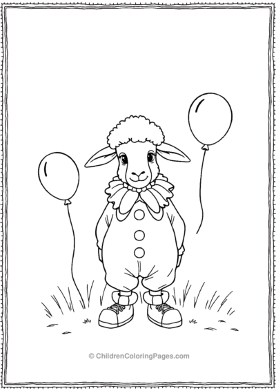 A-Sheep-In-A-Clown-Outfit Free PDF Printable