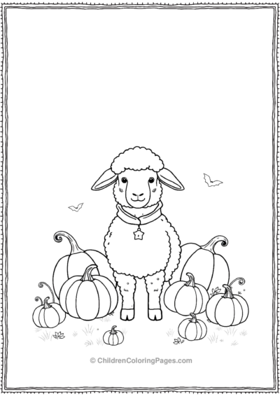 A-Sheep-In-A-Halloween-Costume Free PDF Printable