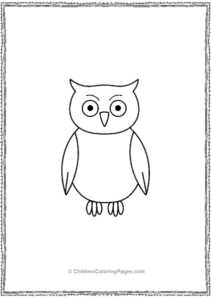 A Simple Owl Free PDF Printable