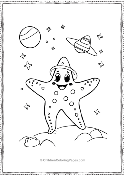 A-Starfish-As-A-Space-Explorer Free PDF Printable