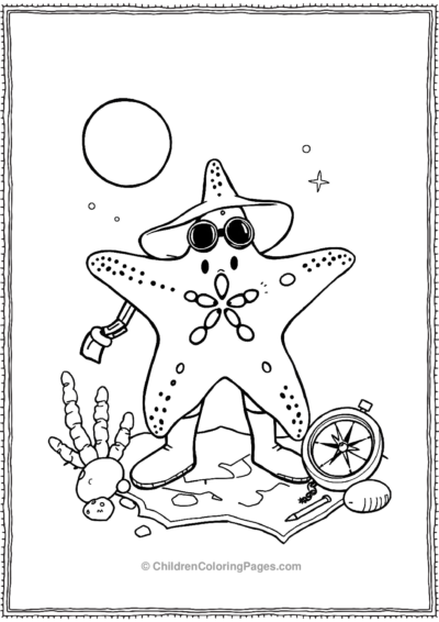 A-Starfish-As-An-Explorer Free PDF Printable