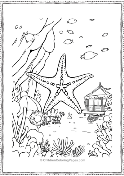 A-Starfish-In-An-Underwater-Amusement-Park Free PDF Printable